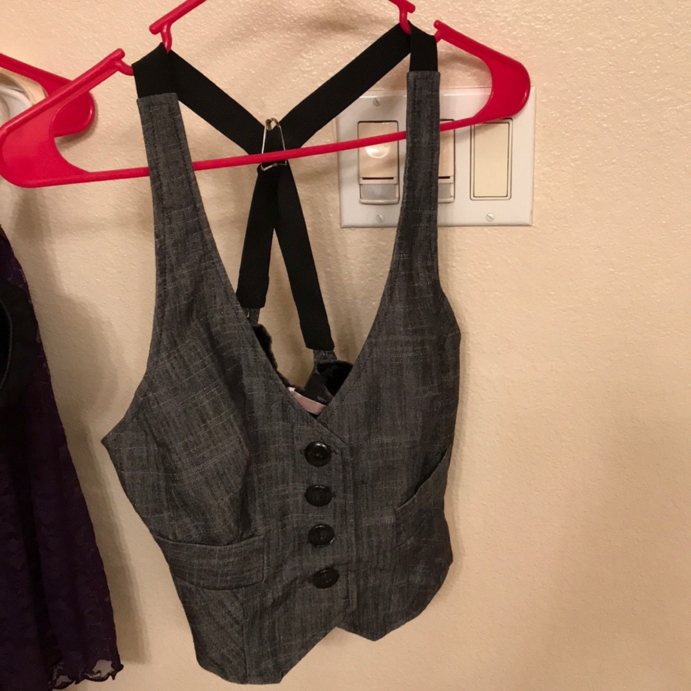 Grey vest